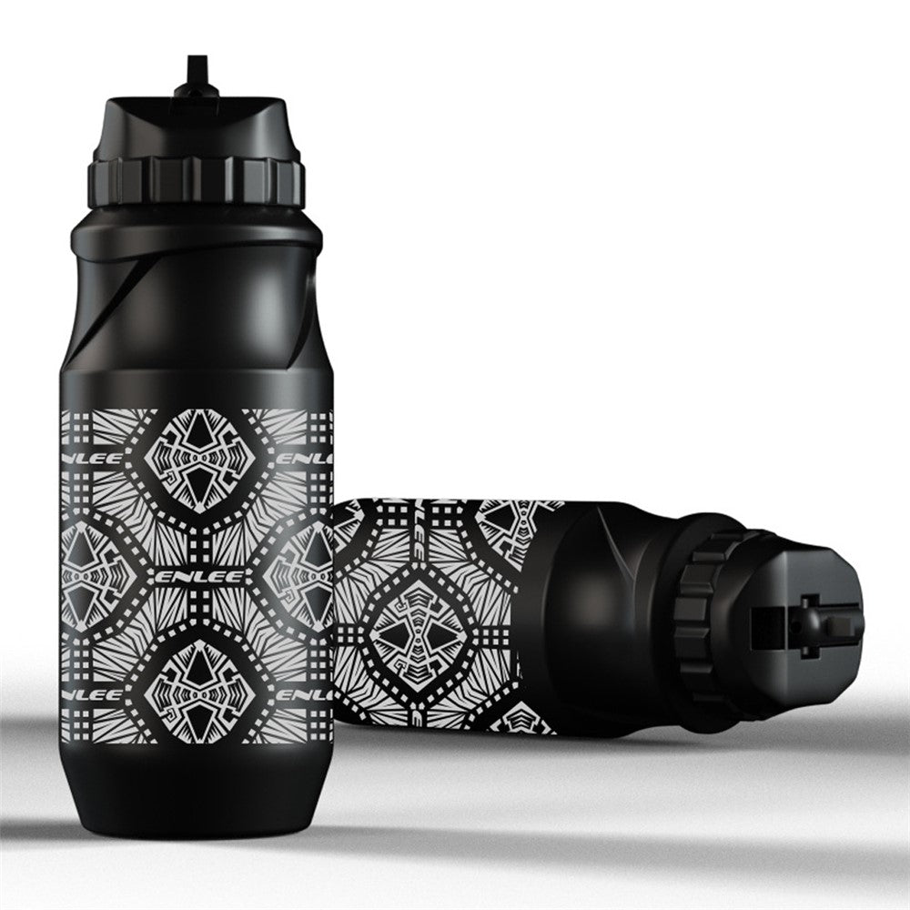 ENLEE Sports Water Bottle 650ML Mountain Bike Water Bottle Cup for Outdoors Camping Cycling Fitness Gym BPA Free, without FDA Certificate