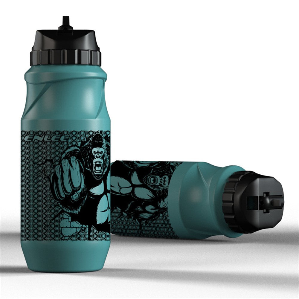 ENLEE Sports Water Bottle 650ML Mountain Bike Water Bottle Cup for Outdoors Camping Cycling Fitness Gym BPA Free, without FDA Certificate