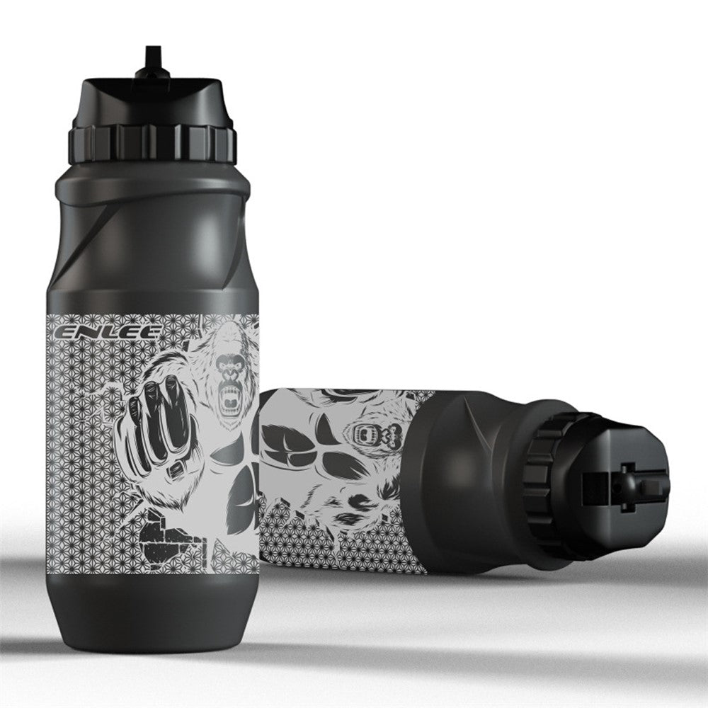 ENLEE Sports Water Bottle 650ML Mountain Bike Water Bottle Cup for Outdoors Camping Cycling Fitness Gym BPA Free, without FDA Certificate