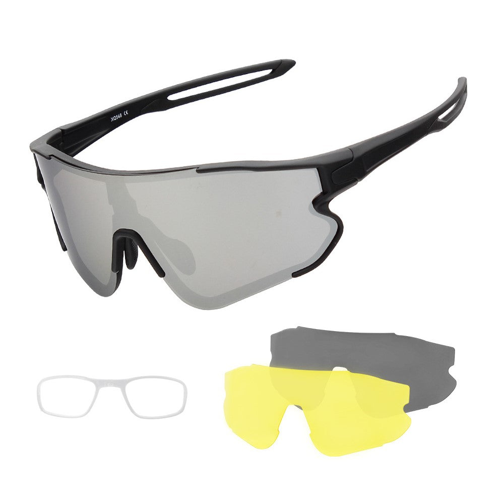 XQ-HD XQ-548 Cycling Sunglasses Bike Eyewear Goggle Riding Outdoor Sports Fishing Glasses with Replaceable Lens