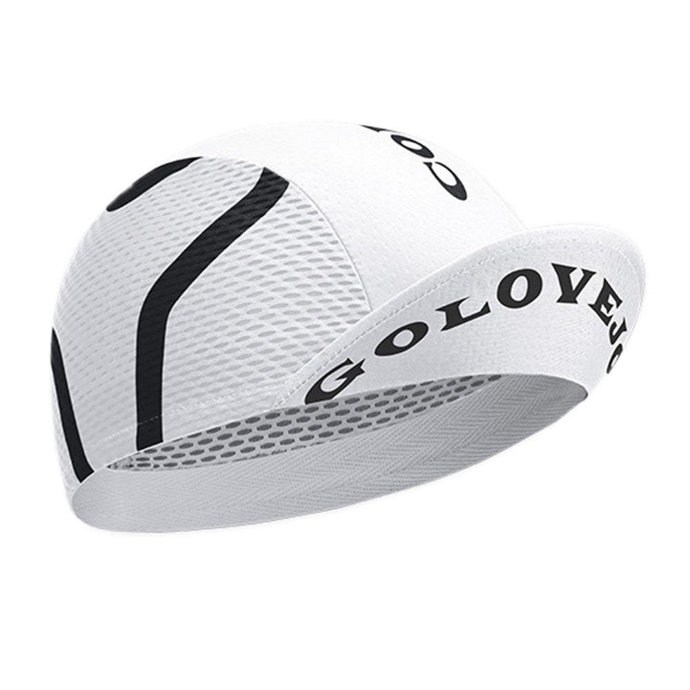 GOLOVEJOY XMZ287 Anti-UV Breathable Hat Cycling Skull Cap Under Helmet Liner with Sun Visor