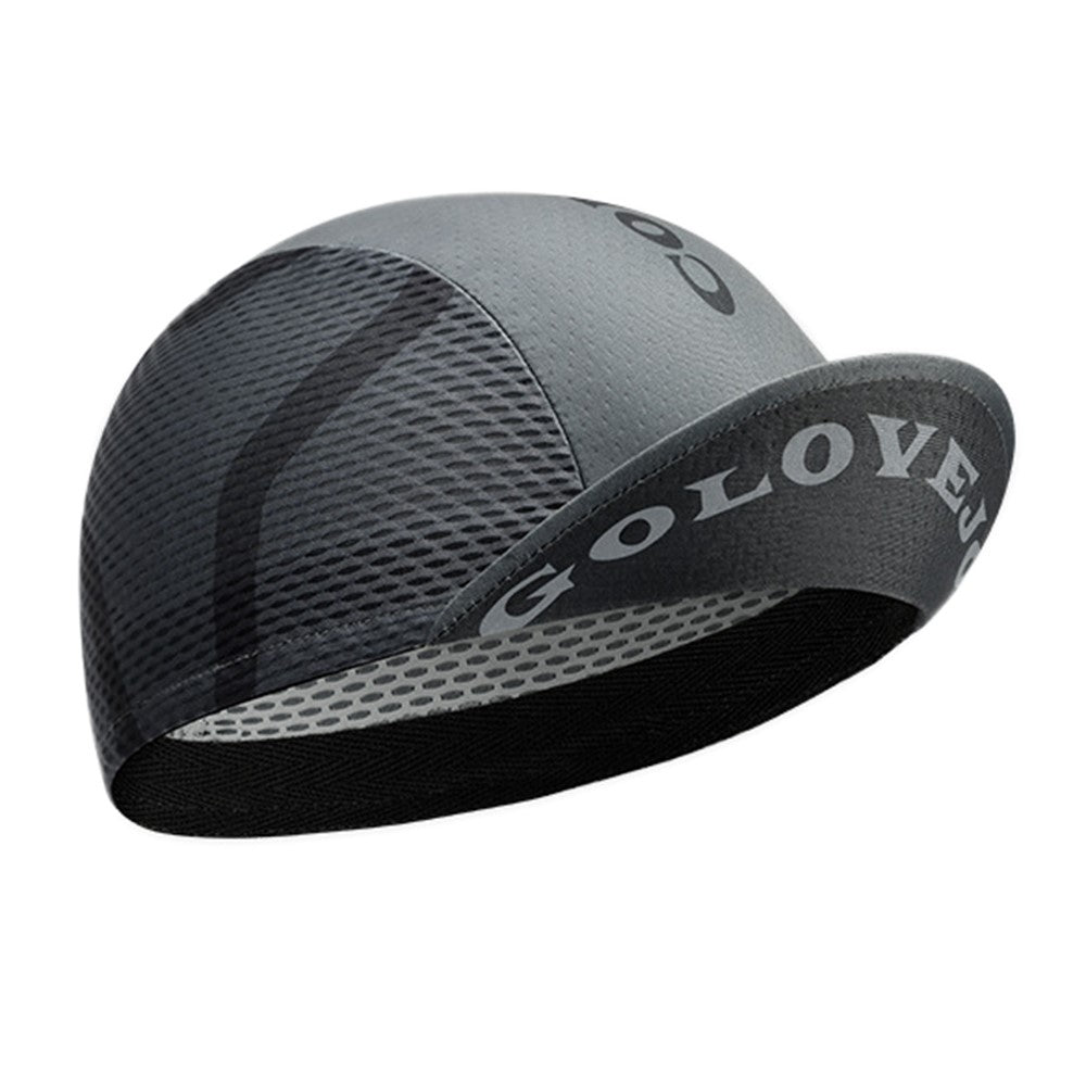 GOLOVEJOY XMZ287 Anti-UV Breathable Hat Cycling Skull Cap Under Helmet Liner with Sun Visor