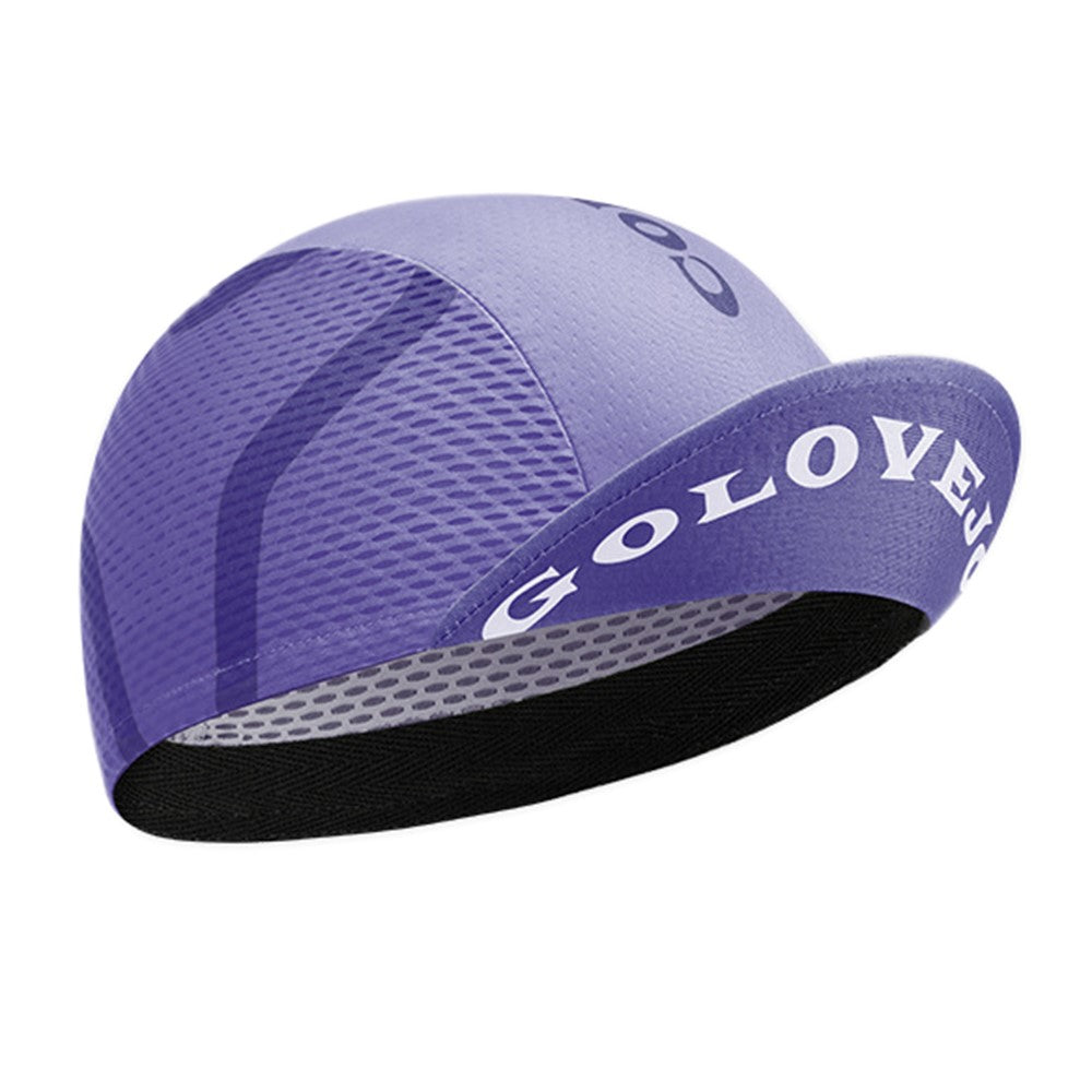 GOLOVEJOY XMZ287 Anti-UV Breathable Hat Cycling Skull Cap Under Helmet Liner with Sun Visor
