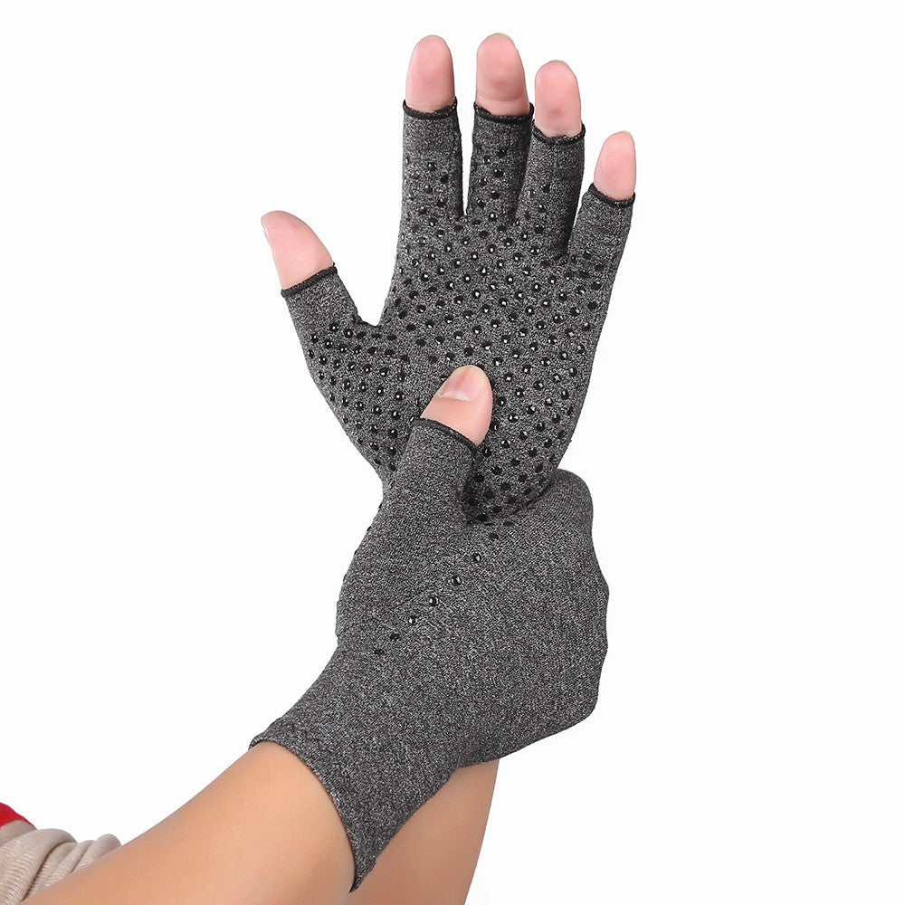 KYNCILOR A0046 1Pair Arthritis Gloves for Women/Men Relieve Pain Compression Gloves with Non-slip Grips for Swelling Rheumatoid