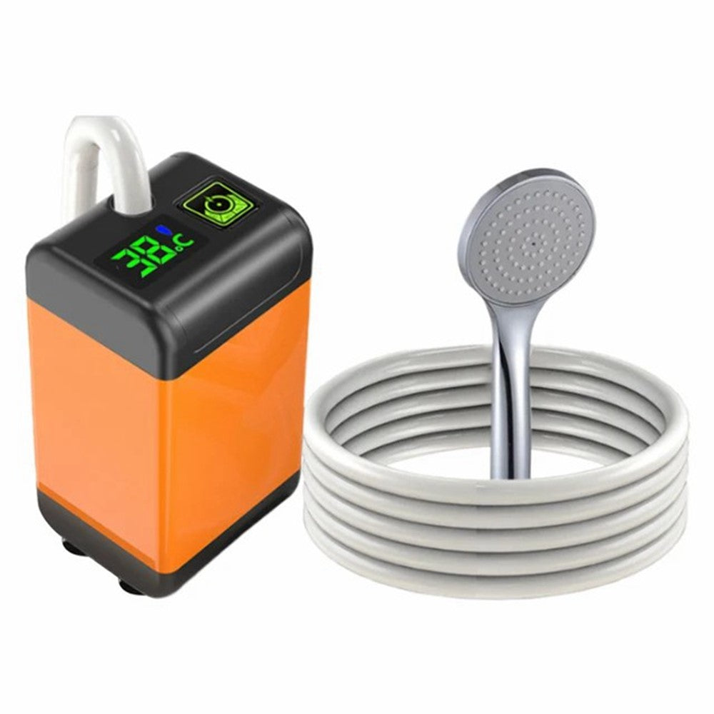 4800mAh Outdoor Camping Electric Shower with Smart Temperature Monitoring + 1 Spray Mode