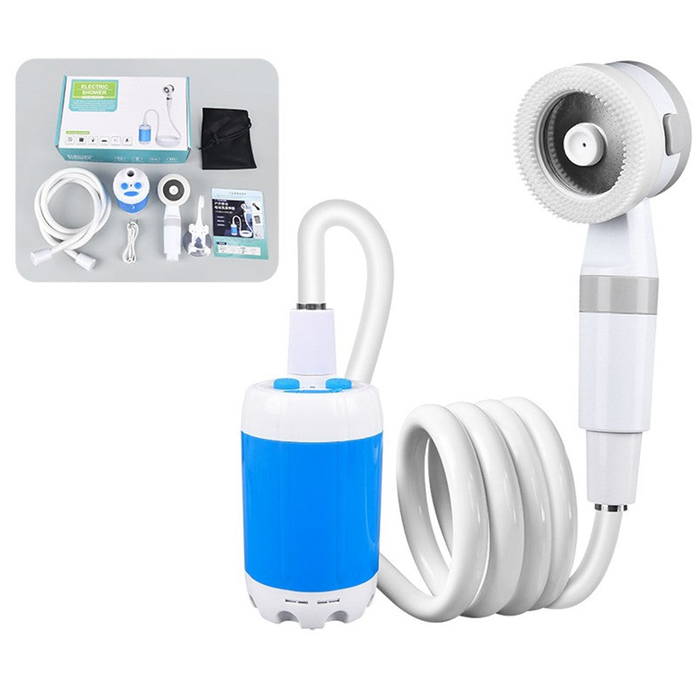 4000mAh Electric Shower Camping Portable Shower Head Pump for Outdoor Hiking Travel