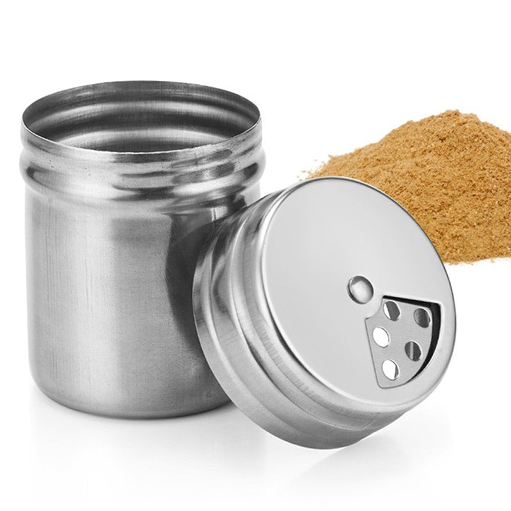 AOTU AT6342 Stainless Steel Seasoning Can Bottle Spice Shaker for Outdoor BBQ Picnic BPA-Free, No FDA Certified