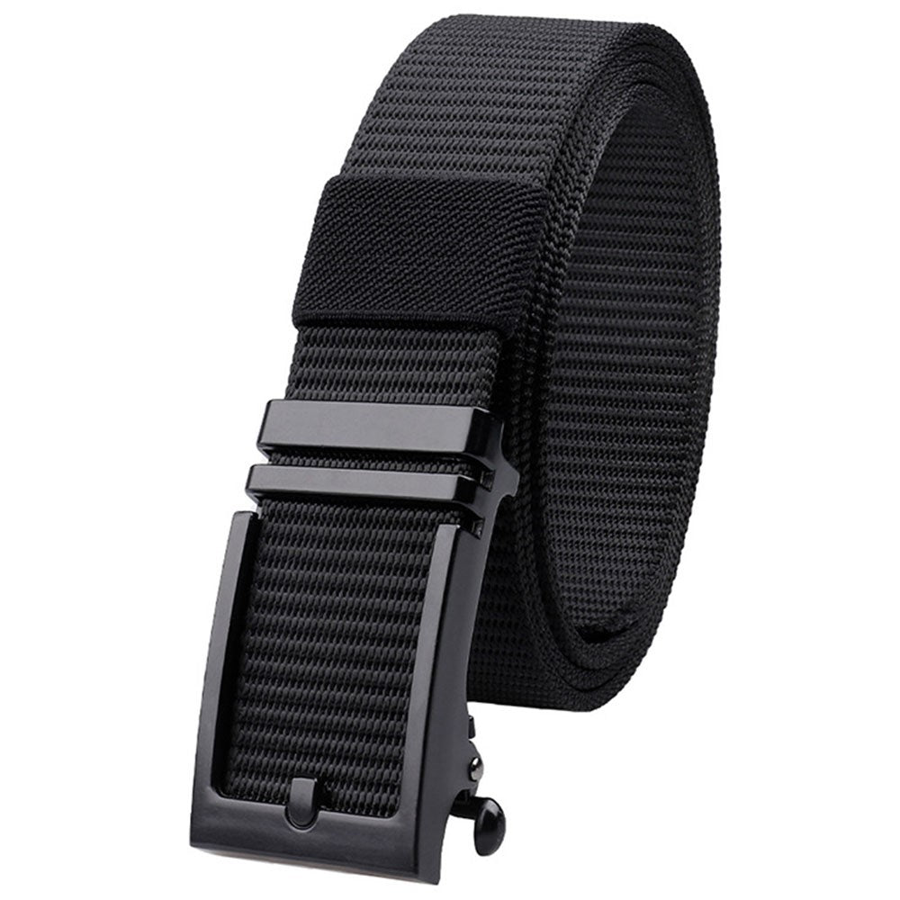SN-P026 125cm Men's Outdoor Nylon Belt Webbing Work Belt with Alloy Buckle