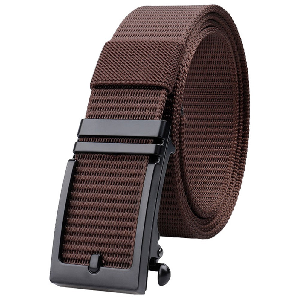 SN-P026 125cm Men's Outdoor Nylon Belt Webbing Work Belt with Alloy Buckle