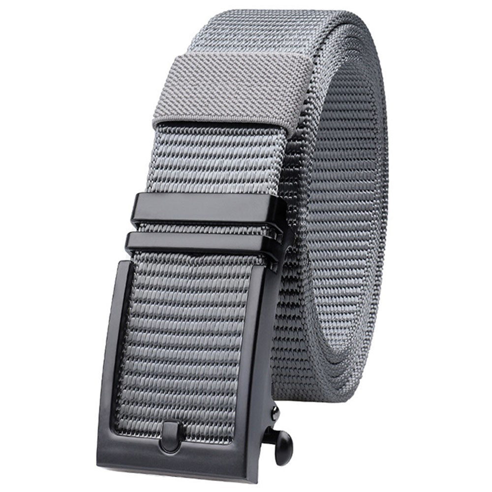 SN-P026 125cm Men's Outdoor Nylon Belt Webbing Work Belt with Alloy Buckle