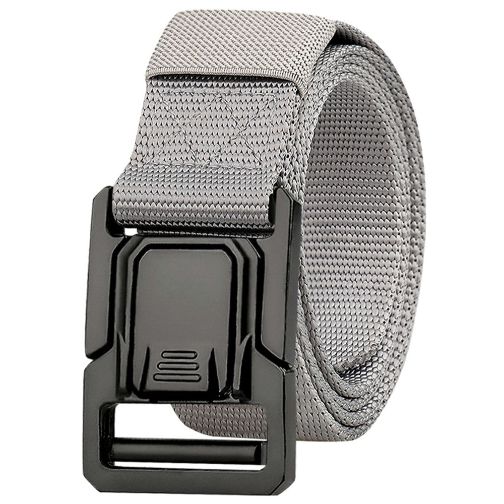 SN-P113 125x3.8cm Men's Nylon Web Tactical Belt Adjustable Work Belt with Zinc Alloy Buckle