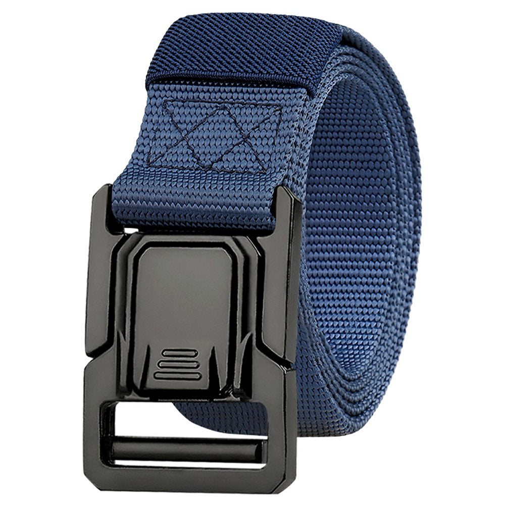SN-P113 125x3.8cm Men's Nylon Web Tactical Belt Adjustable Work Belt with Zinc Alloy Buckle