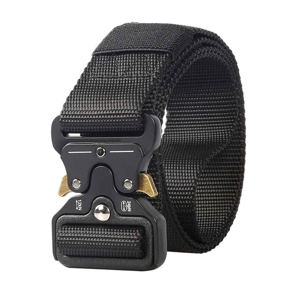 SN-P005 4.3cm Men Tactical Belt Military Nylon Waistband with Quick Release Buckle, Length: 125cm