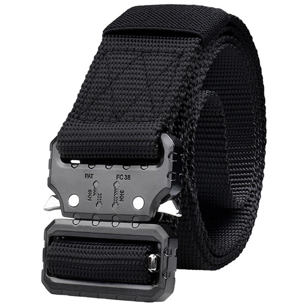 SN-P071 125cm Adjustable Imitation Nylon Military Waistband Quick Release Tactical Belt for Men