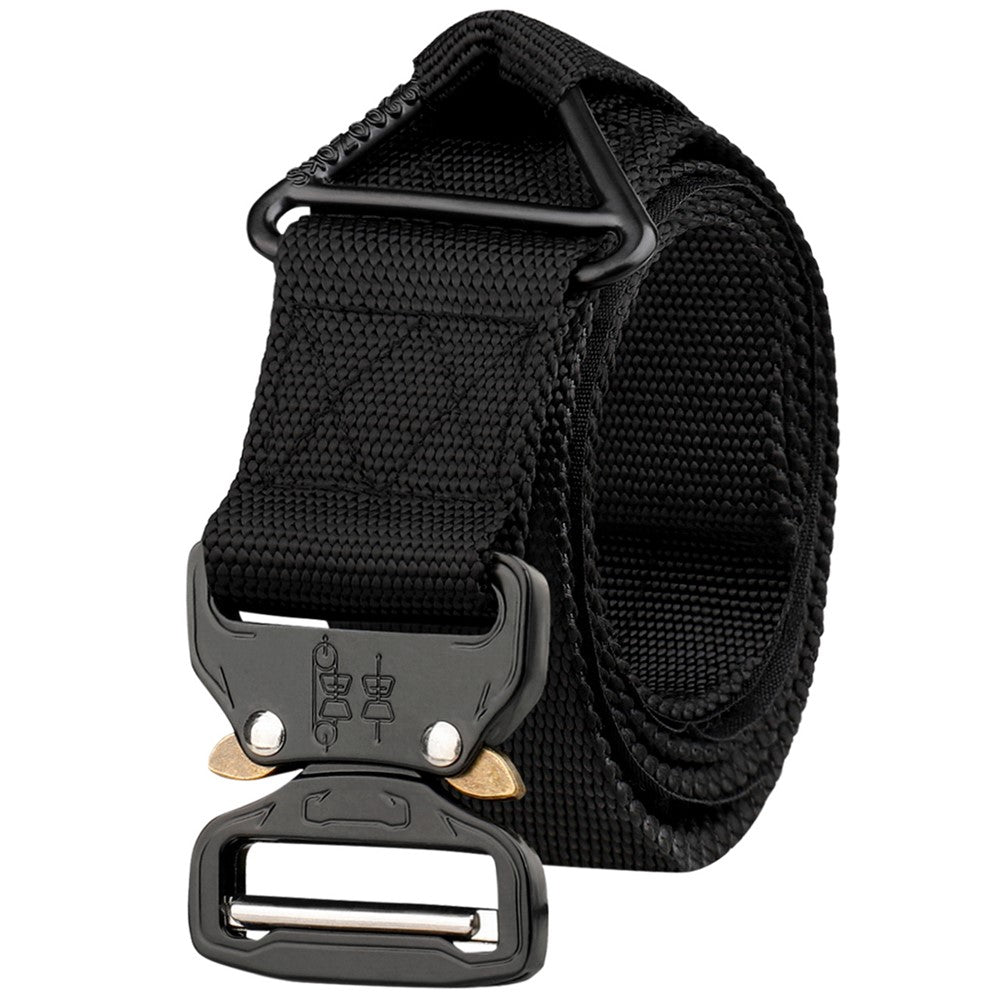 SN-P003 Outdoor Training 3.8cm Men Tactical Belt Imitation Nylon Waistband with Quick Release Buckle, Length: 125cm