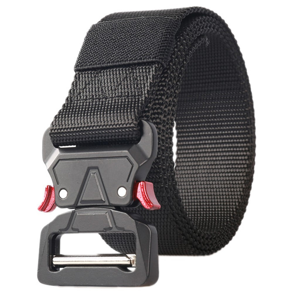 SN-P008 3.8cm Tactical Men Nylon Belt Military Waistband with Quick Release Buckle, Length: 125cm