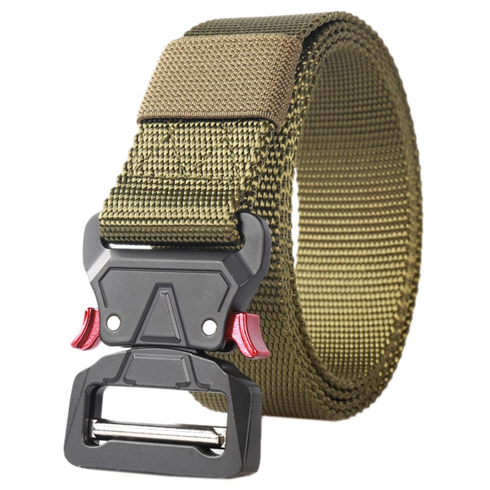 SN-P008 3.8cm Tactical Men Nylon Belt Military Waistband with Quick Release Buckle, Length: 125cm