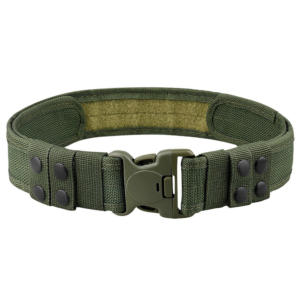 SN-032 100-135cm Oxford Cloth Webbing Belt Magic Tape Tactical Training Work Belt with Plastic Buckle