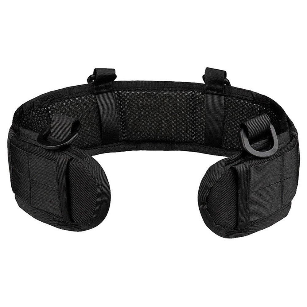 019 Outdoor Tactical Waist Seal Nylon Widen Waist Band with 4 D-Shape Buckles