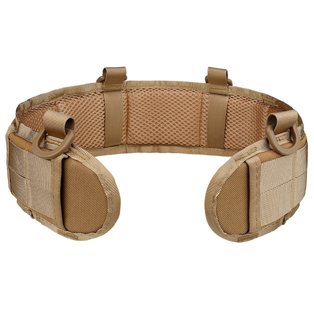 019 Outdoor Tactical Waist Seal Nylon Widen Waist Band with 4 D-Shape Buckles