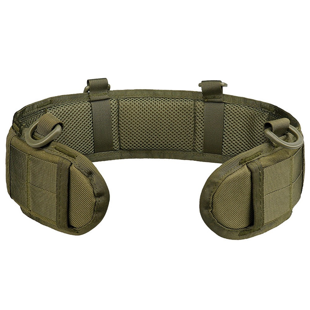 019 Outdoor Tactical Waist Seal Nylon Widen Waist Band with 4 D-Shape Buckles