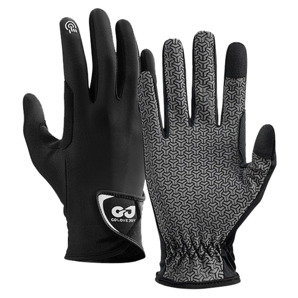 GOLOVEJOY XG83 Professional Equestrian Gloves Summer Ice Silk Anti-Slip Touch Screen Mittens