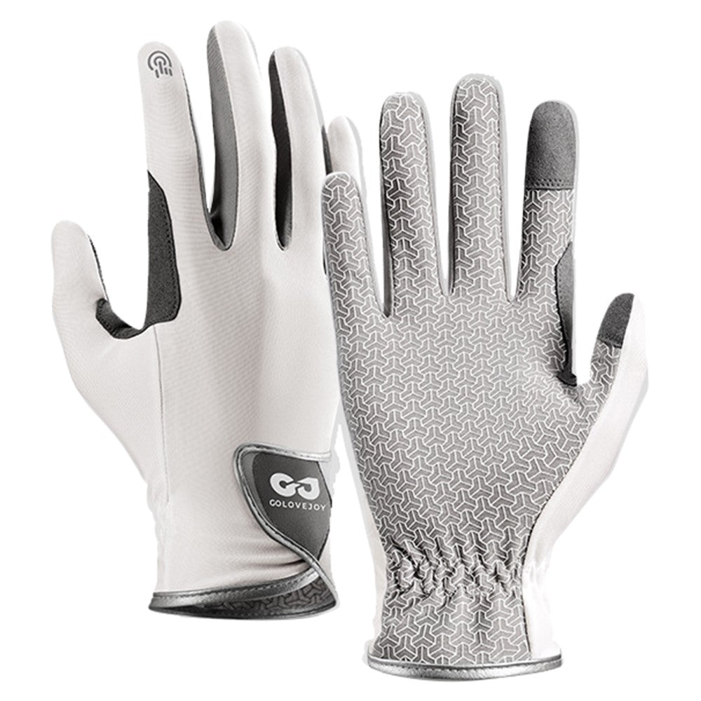 GOLOVEJOY XG83 Professional Equestrian Gloves Summer Ice Silk Anti-Slip Touch Screen Mittens