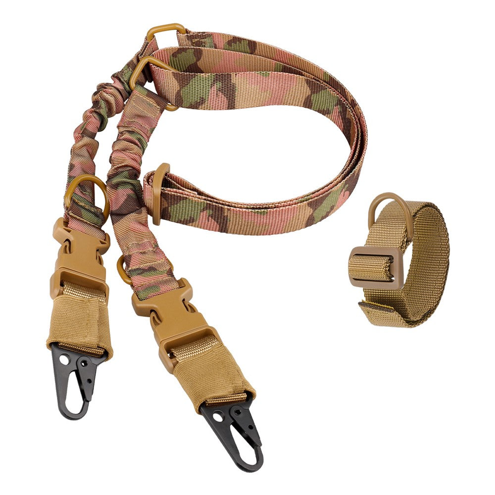 038-1 134-194cm Adjustable Outdoor Gun Sling Two Points Rifle Sling CS Tactical Strap