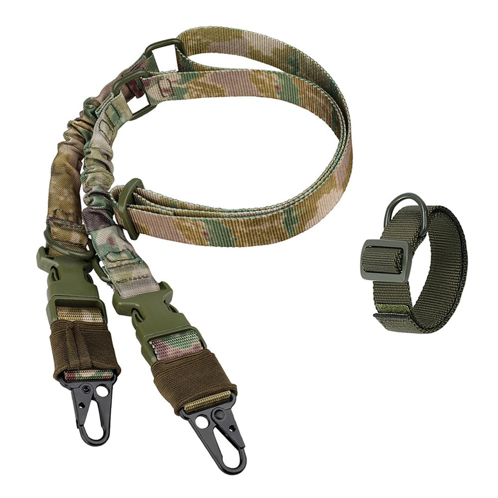 038-1 134-194cm Adjustable Outdoor Gun Sling Two Points Rifle Sling CS Tactical Strap