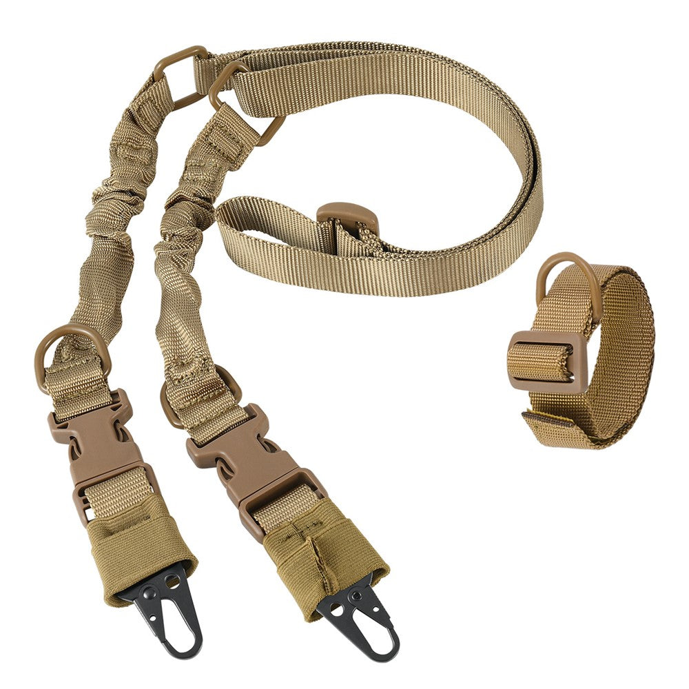 038-1 134-194cm Adjustable Outdoor Gun Sling Two Points Rifle Sling CS Tactical Strap
