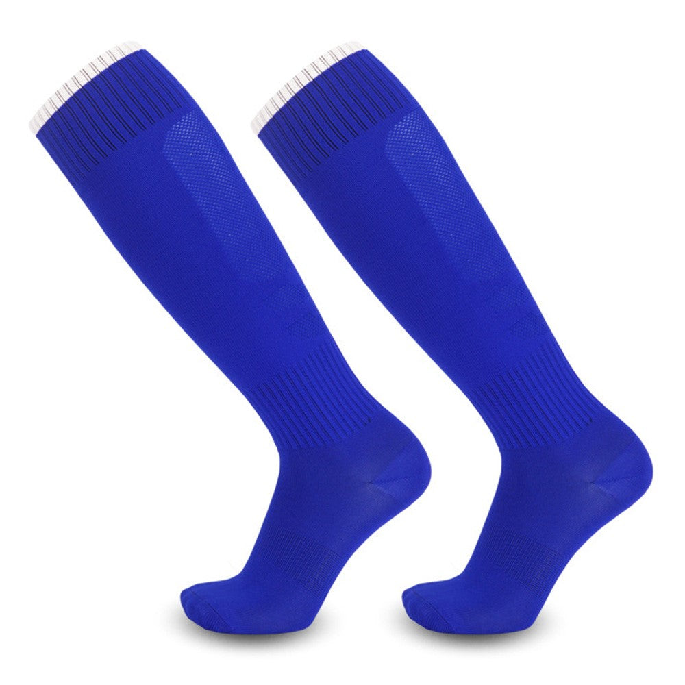 1 Pair Kids Soccer Socks Summer Breathable High Tube Anti-Skid Sports Socks