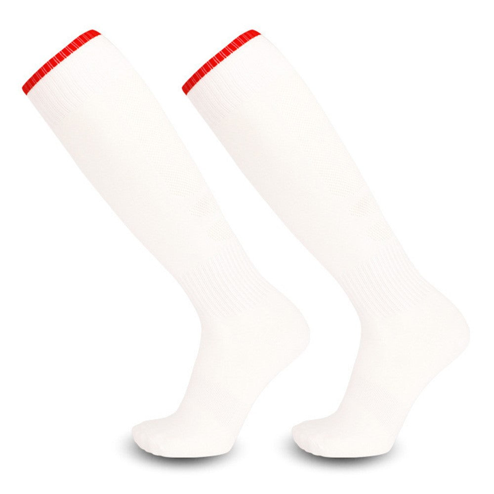 1 Pair Kids Soccer Socks Summer Breathable High Tube Anti-Skid Sports Socks