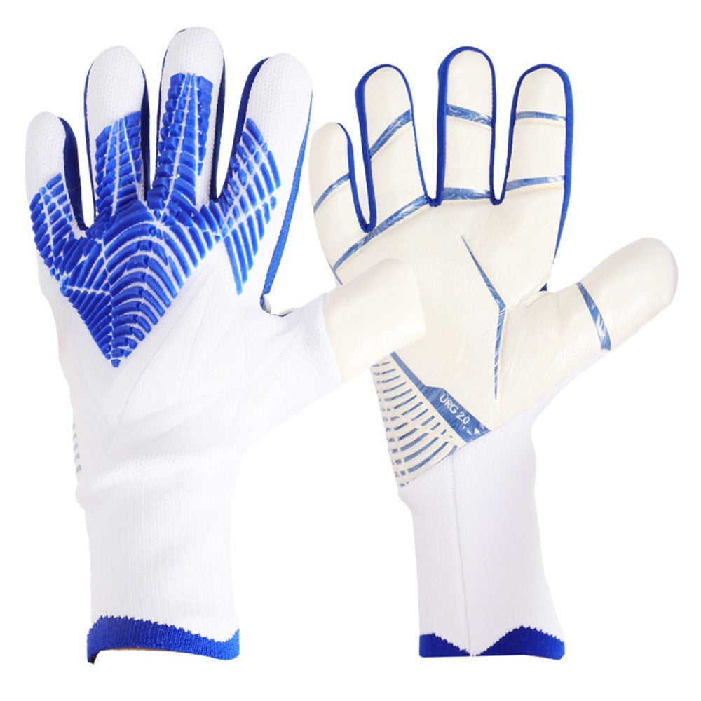 1 Pair Non-Silp Latex Protection Professional Goalkeeper Gloves Breathable Football Training Mittens