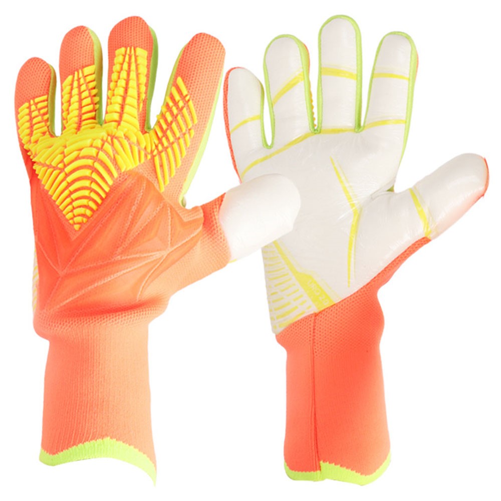 1 Pair Breathable Football Training Mittens Non-Silp Latex Protection Professional Goalkeeper Gloves