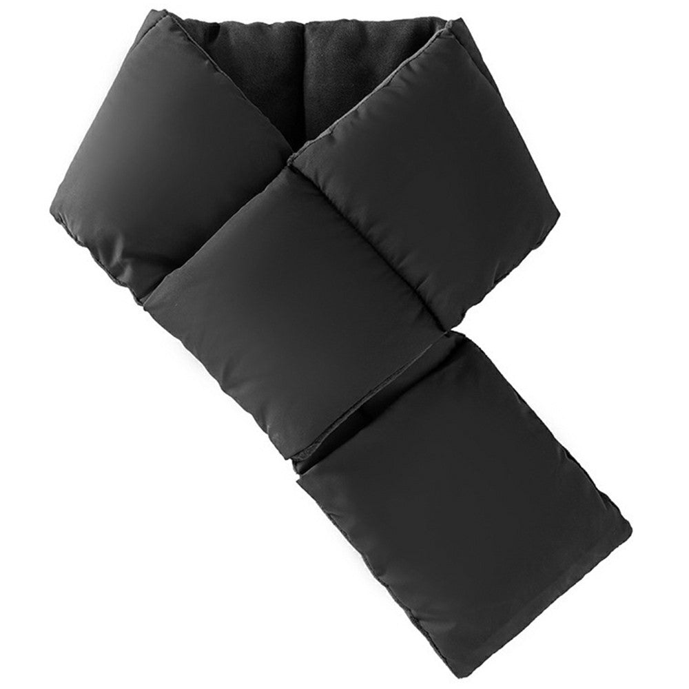 Winter Warm Down Cloud Cotton Scarf Single-Tube Pocket Neck Warmer