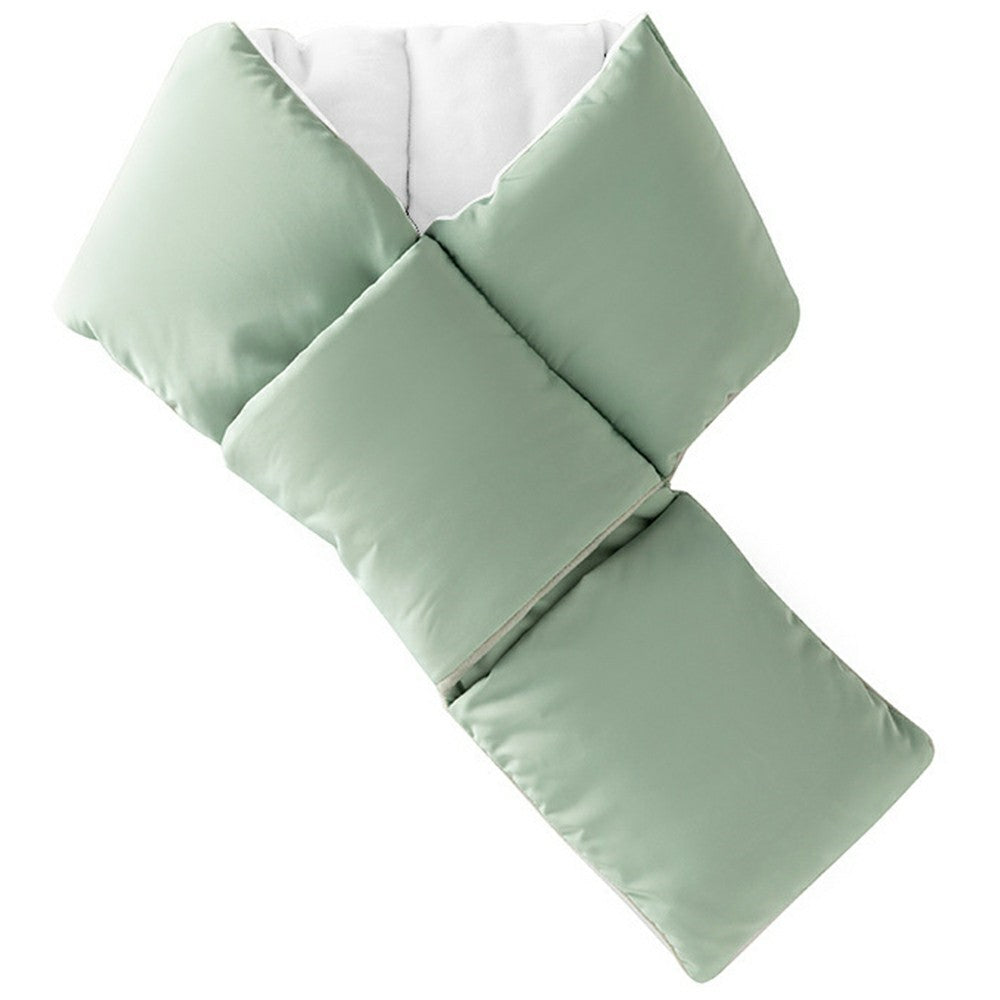 Winter Warm Down Cloud Cotton Scarf Single-Tube Pocket Neck Warmer