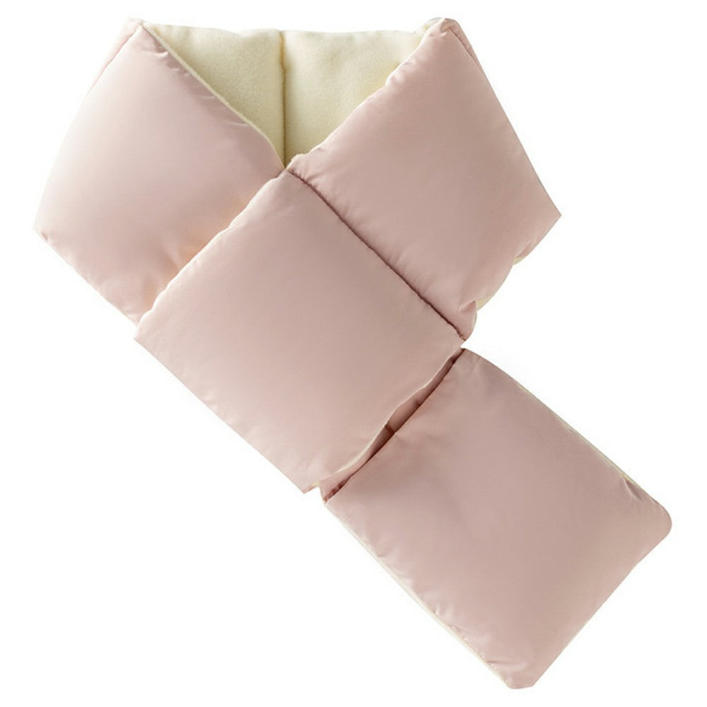 Winter Warm Down Cloud Cotton Scarf Single-Tube Pocket Neck Warmer