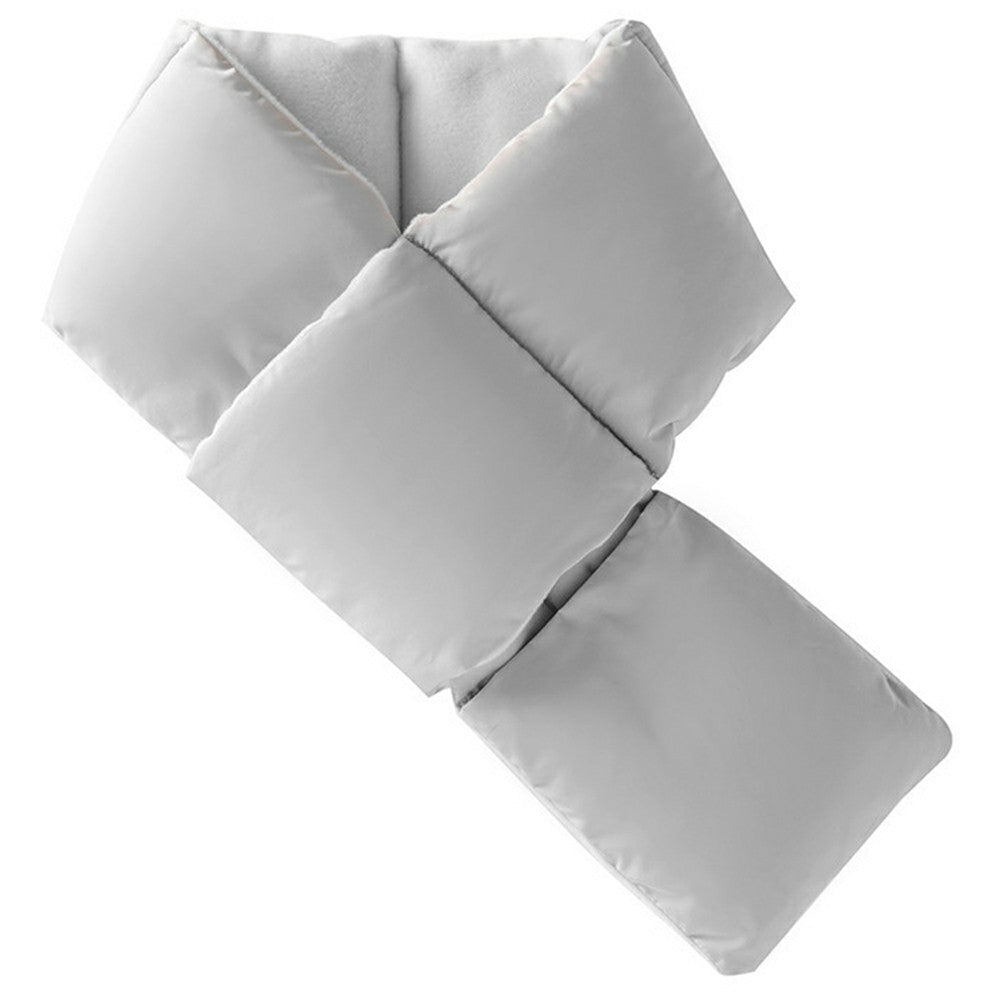 Winter Warm Down Cloud Cotton Scarf Single-Tube Pocket Neck Warmer