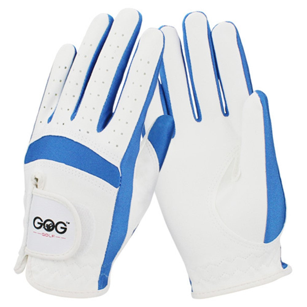 GOG 1 Pair Professional Kids Golf Gloves for Boys Girls Breathable Microfiber Training Gloves