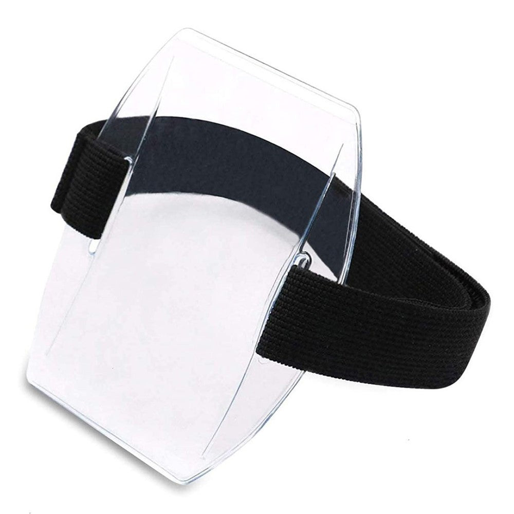 KT01 Armband ID Card Holder Magic Sticker Fastener Adjustable Strap for Outdoor / Sports / Work
