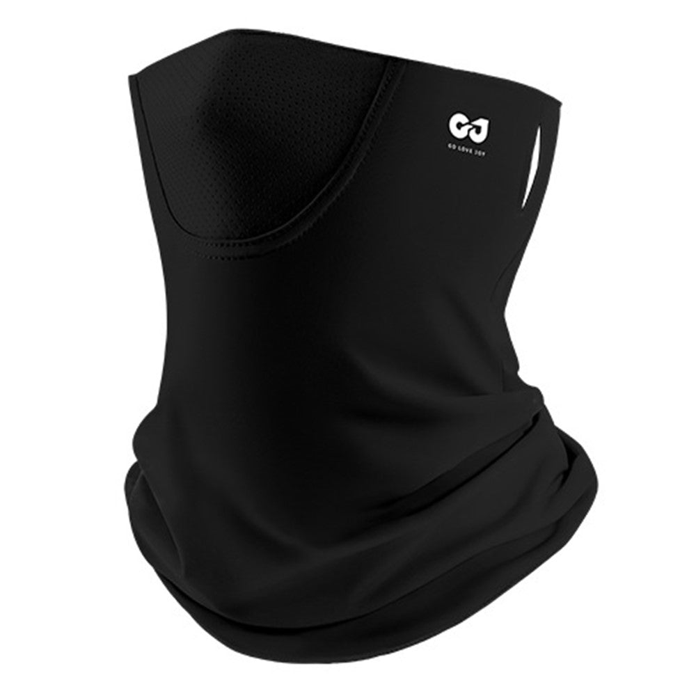 GOLOVEJOY XTJ42 Equestrian Riding Breathable Face Mask Neck Protection Ice Silk Anti UV Face Cover