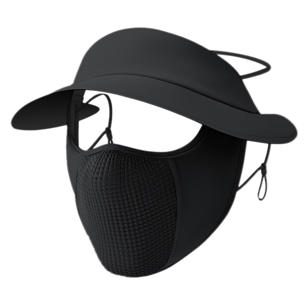 GOLOVEJOY XTJ146 Summer Cycling Face Mask Ice Silk Breathable UV Shield Face Cover Sun Hat