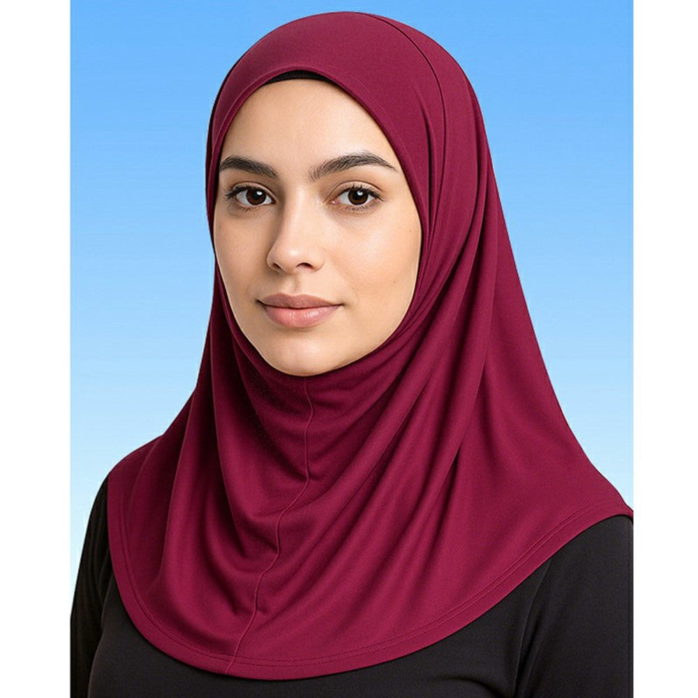 Muslim Head Scarf Sun Protection Middle Eastern Hijab Breathable Milk Silk Ethnic Turban Headwrap