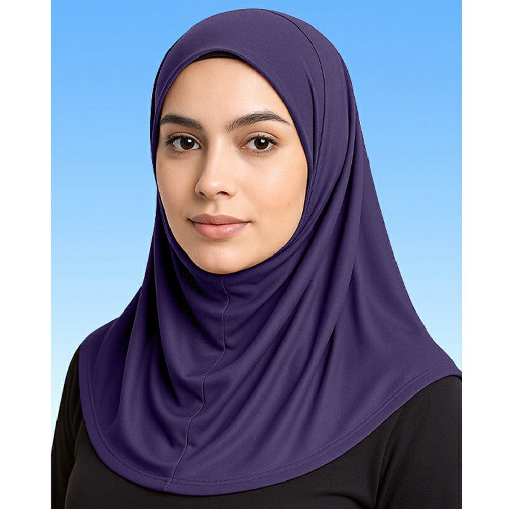 Muslim Head Scarf Sun Protection Middle Eastern Hijab Breathable Milk Silk Ethnic Turban Headwrap