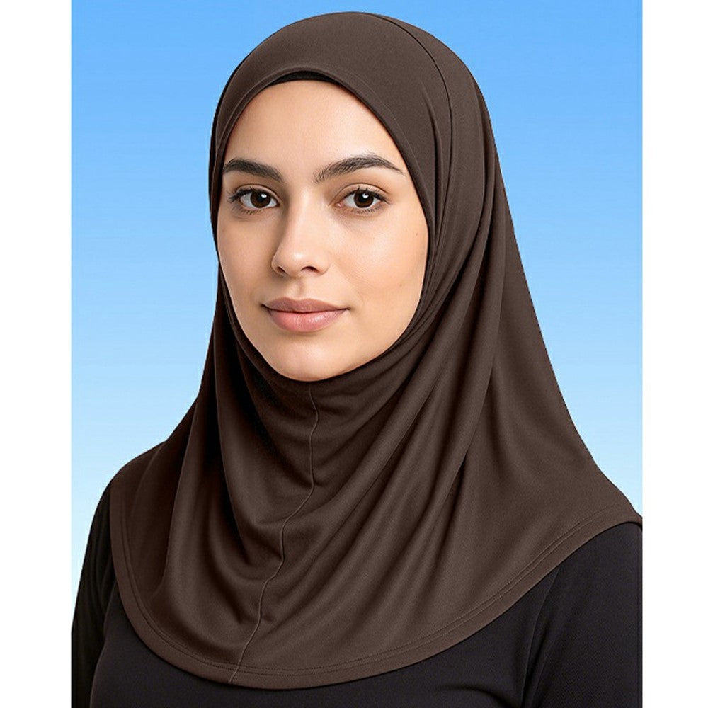 Muslim Head Scarf Sun Protection Middle Eastern Hijab Breathable Milk Silk Ethnic Turban Headwrap