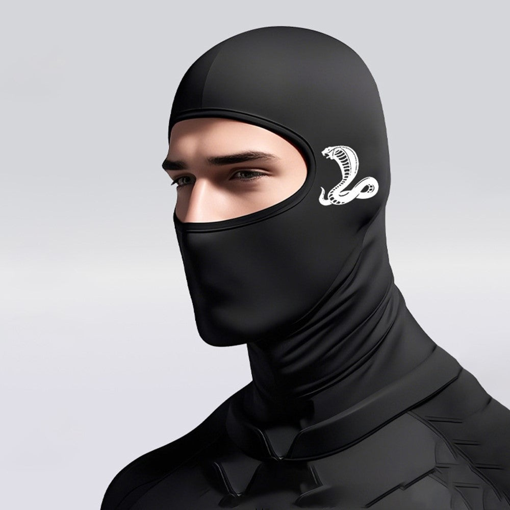 Windproof Cycling Full Face Mask Milk Silk Summer Outdoor Sun Protection Hood Balaclava
