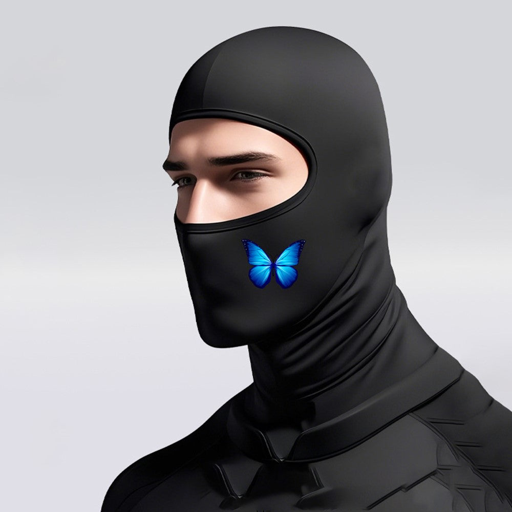 Windproof Cycling Full Face Mask Milk Silk Summer Outdoor Sun Protection Hood Balaclava