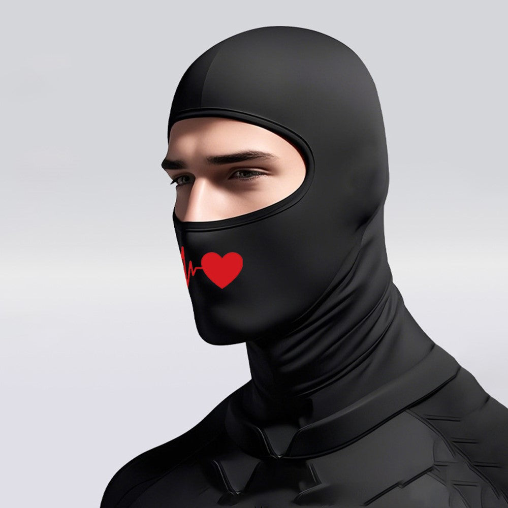 Windproof Cycling Full Face Mask Milk Silk Summer Outdoor Sun Protection Hood Balaclava