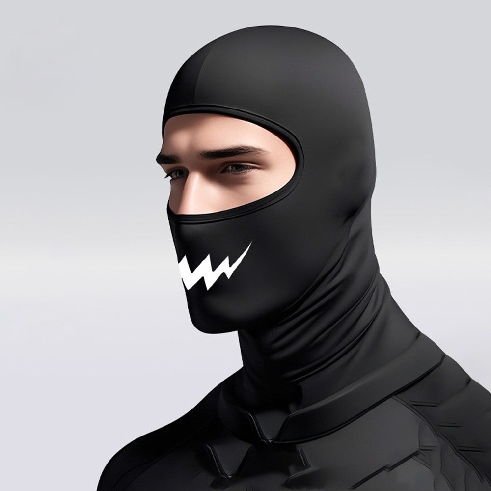 Windproof Cycling Full Face Mask Milk Silk Summer Outdoor Sun Protection Hood Balaclava