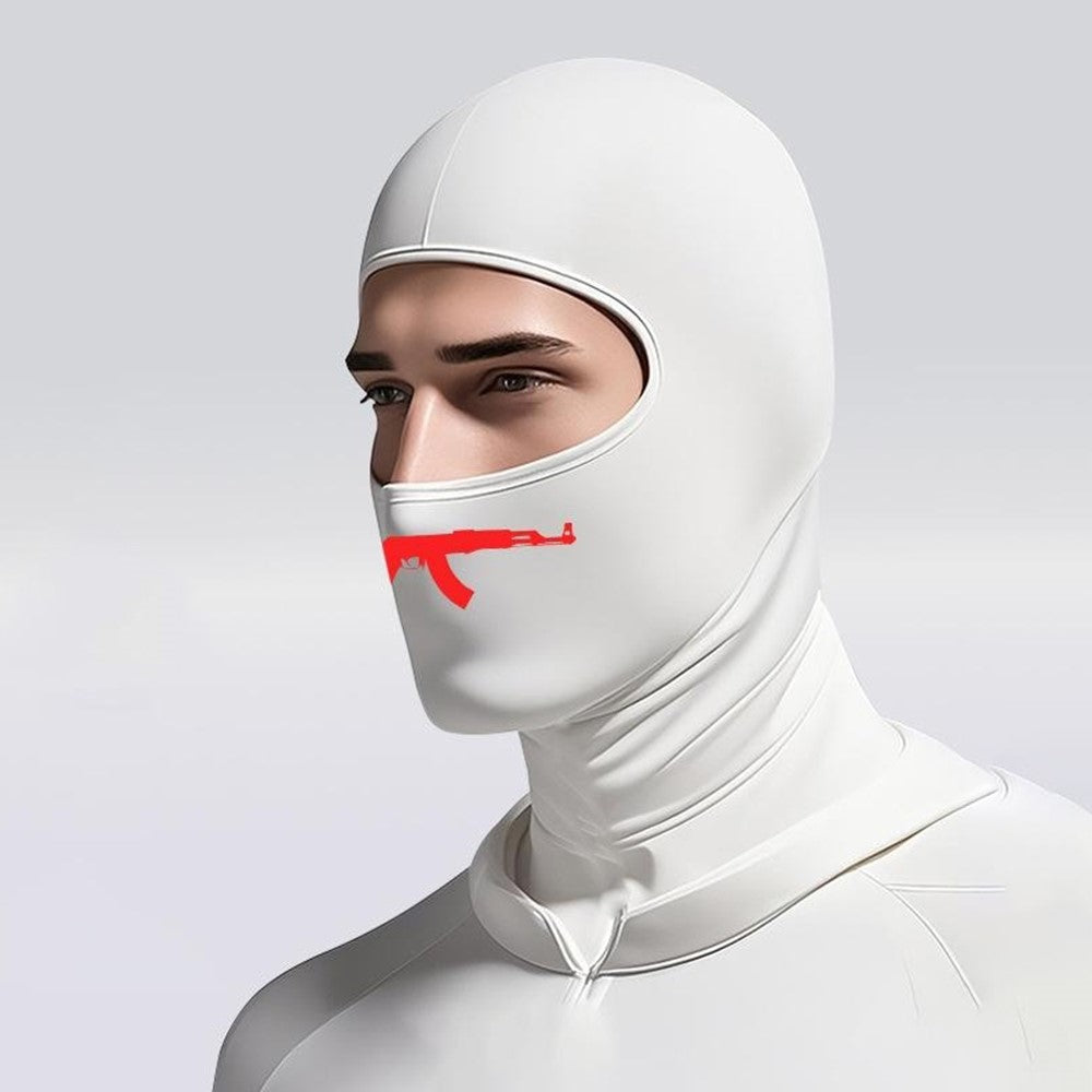 Windproof Cycling Full Face Mask Milk Silk Summer Outdoor Sun Protection Hood Balaclava